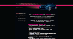 Desktop Screenshot of mobilemechanicsoflasvegas.com